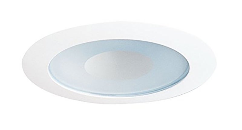 Juno Lighting 12 WWH Incandescent Recessed Shower Trim, 50 watts, 4-inch, White - Image 1